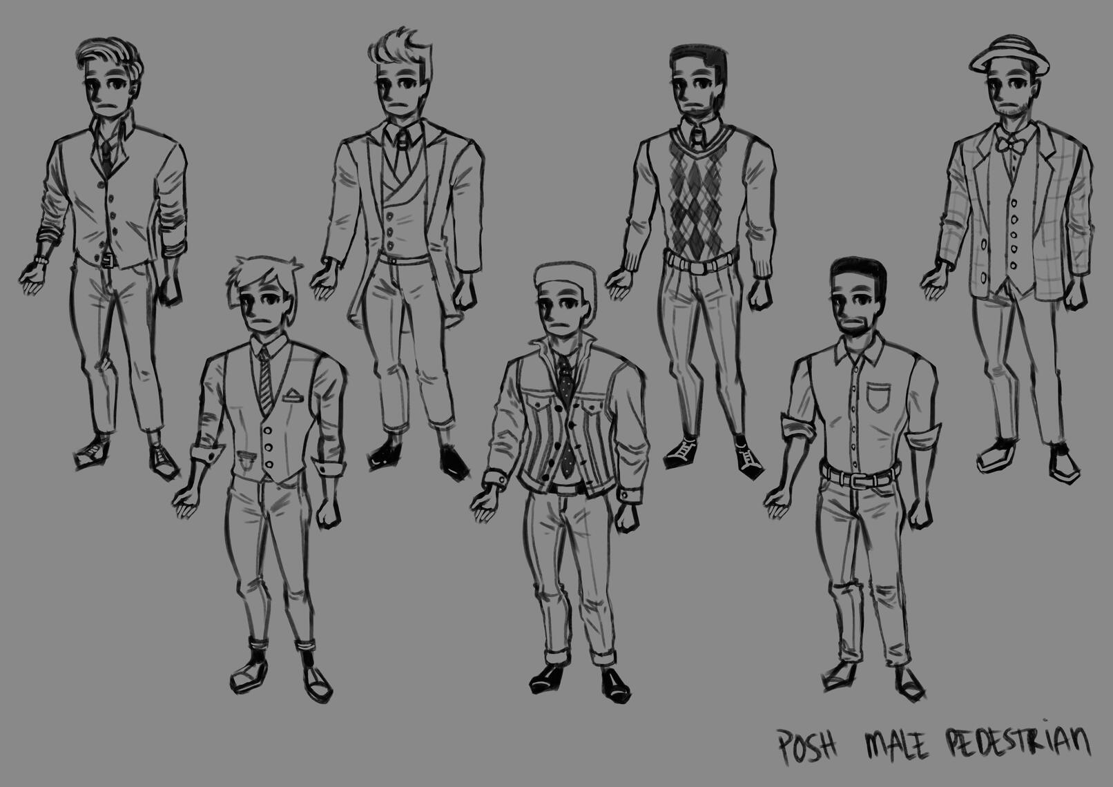 Male Pedestrian Male Pedestrian