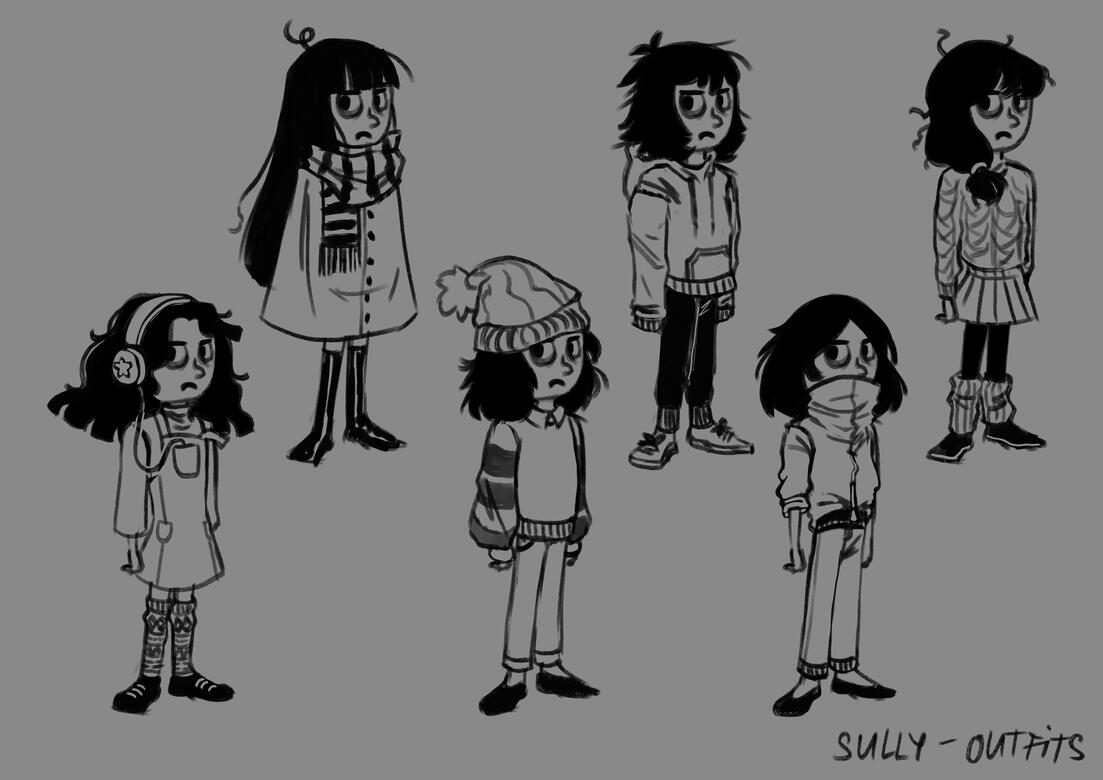 Research for Sully&#39;s outfits