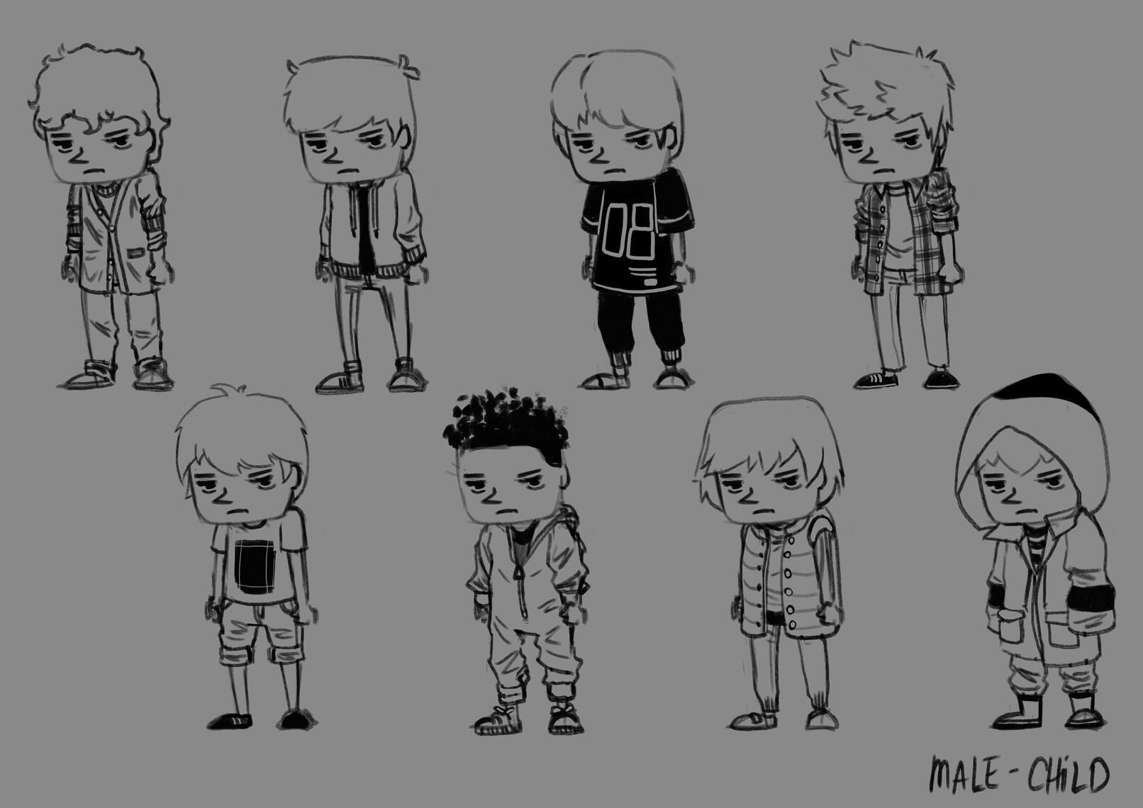 Boy Pedestrian Boy Pedestrian