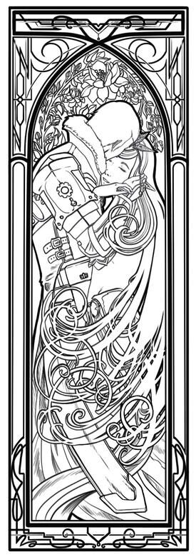 Janna &amp; Jayce - Lineart