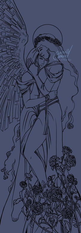 Kai'Sa & Sarah - Lineart Kai'Sa & Sarah - Lineart